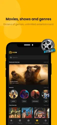 cricify-tv-android Movies and shows